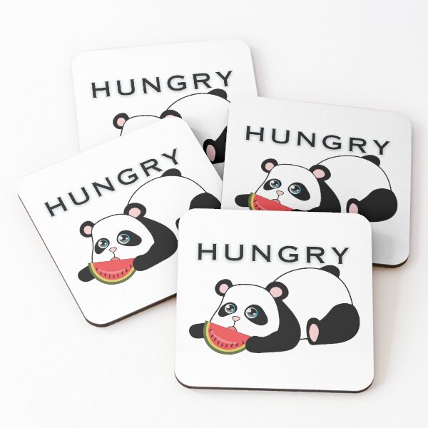 Item preview, hungry panda  designed and sold by malkeetart.