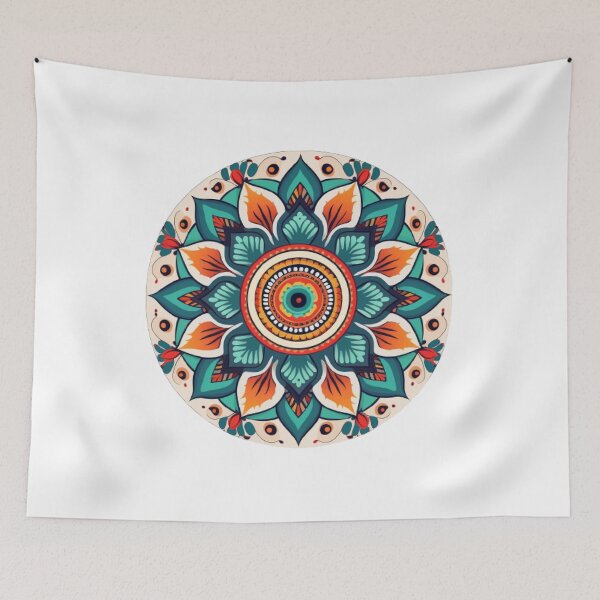 Item preview, bohemian ethnic pattern designed and sold by TekunawArt.