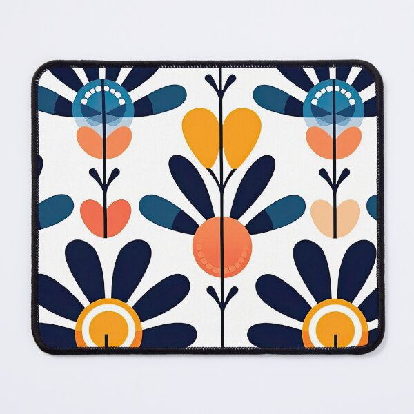 Item preview, Colorful Geometric Flowers Abstract Pattern designed and sold by Wonder Of Light.
