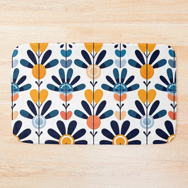 Item preview, Colorful Geometric Flowers Abstract Pattern designed and sold by Wonder Of Light.