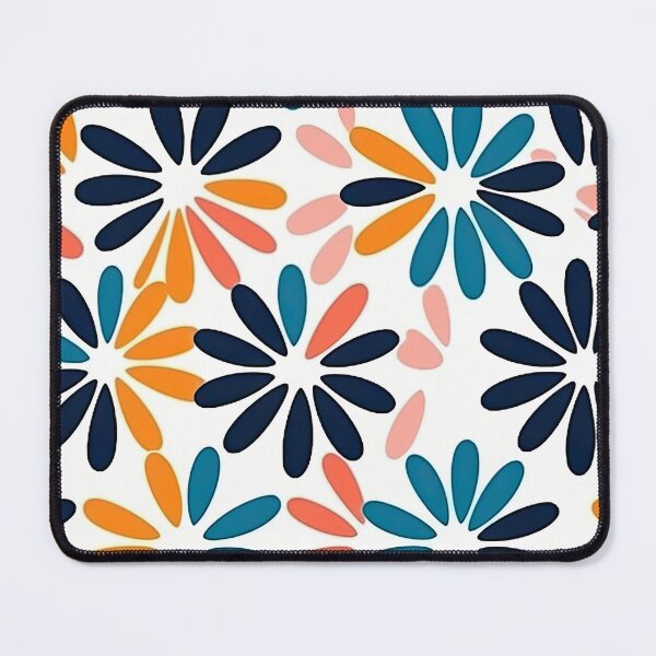 Item preview, Colorful Geometric Flowers Abstract Pattern designed and sold by Wonder Of Light.