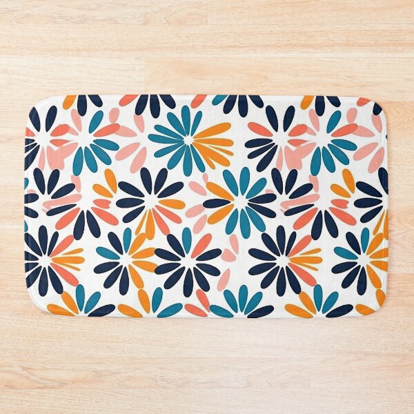 Item preview, Colorful Geometric Flowers Abstract Pattern designed and sold by Wonder Of Light.
