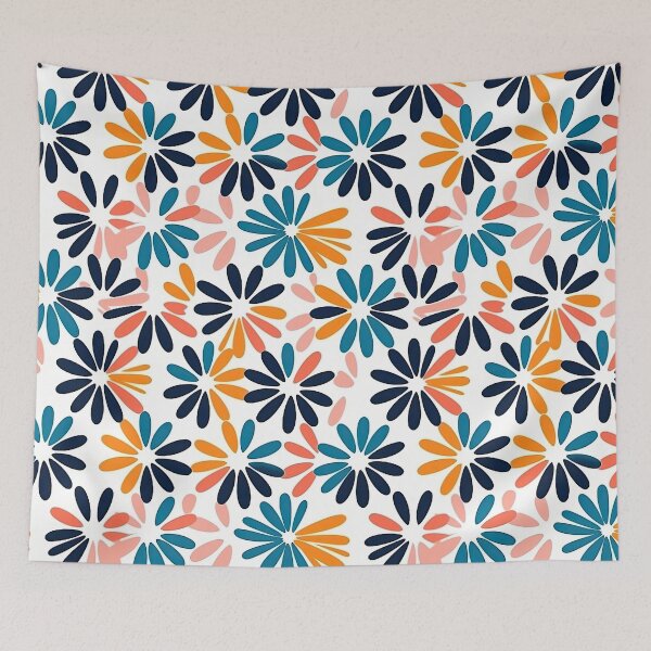 Item preview, Colorful Geometric Flowers Abstract Pattern designed and sold by Wonder Of Light.
