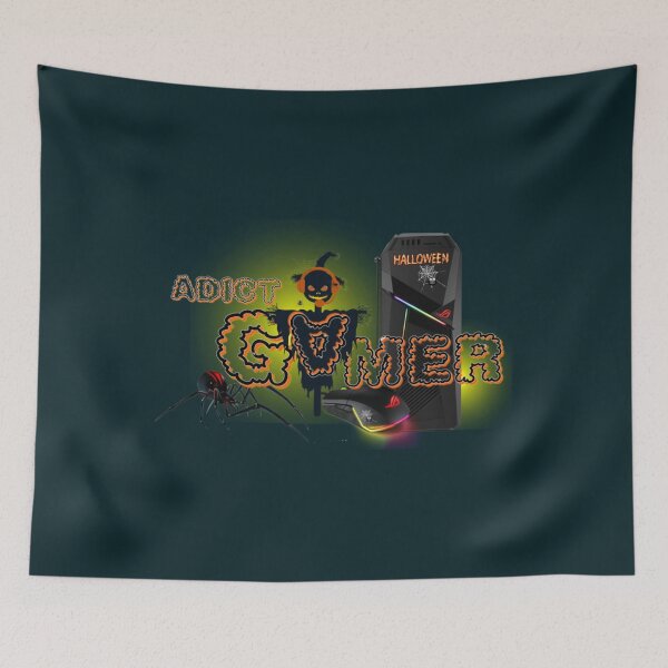 Item preview, gamer addicted on halloween  designed and sold by RetroSportsl.