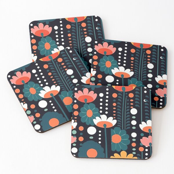 Item preview, Colorful Geometric Flowers Abstract Pattern designed and sold by Wonder Of Light.