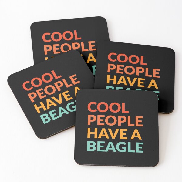 Item preview, Cool People Have A Beagle Gift  designed and sold by Guarddogdrive.