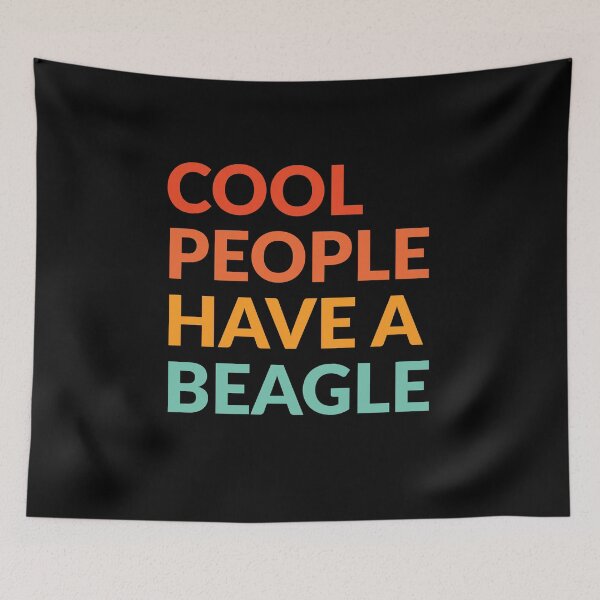 Item preview, Cool People Have A Beagle Gift  designed and sold by Guarddogdrive.