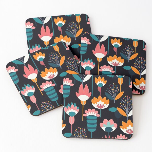 Item preview, Colorful Geometric Flowers Abstract Pattern designed and sold by Wonder Of Light.