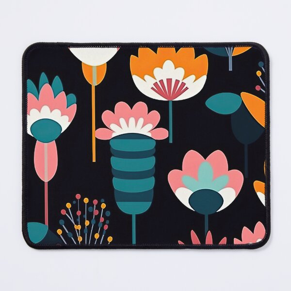 Item preview, Colorful Geometric Flowers Abstract Pattern designed and sold by Wonder Of Light.