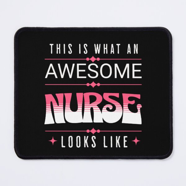 Item preview, this is what an awesome nurse looks like funny nurse job quote designed and sold by made-by-love-.