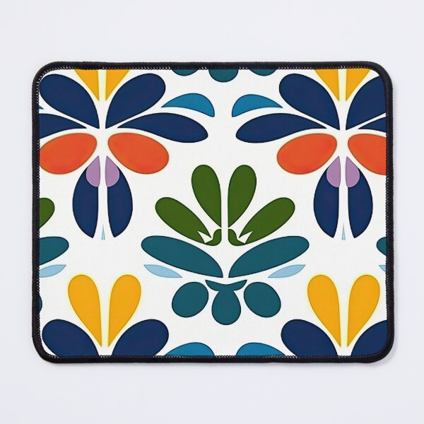 Item preview, Colorful Geometric Flowers Abstract Pattern designed and sold by Wonder Of Light.