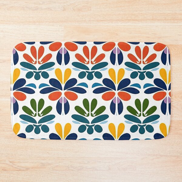 Item preview, Colorful Geometric Flowers Abstract Pattern designed and sold by Wonder Of Light.