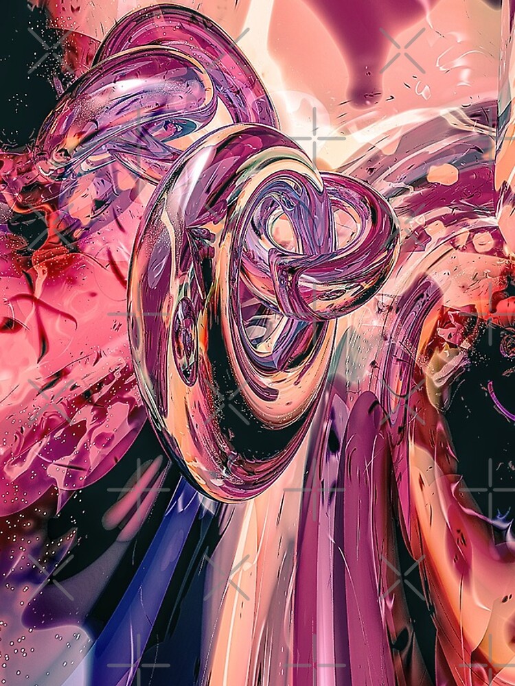 Abstract 3D Rings Macro by perkinsdesigns