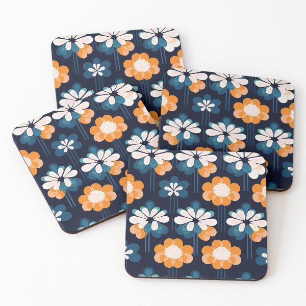 Item preview, Colorful Geometric Flowers Abstract Pattern designed and sold by Wonder Of Light.