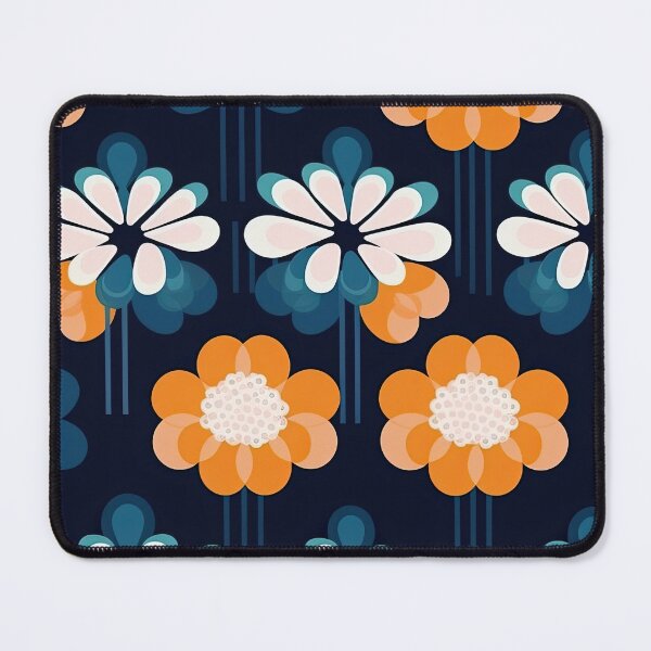 Item preview, Colorful Geometric Flowers Abstract Pattern designed and sold by Wonder Of Light.