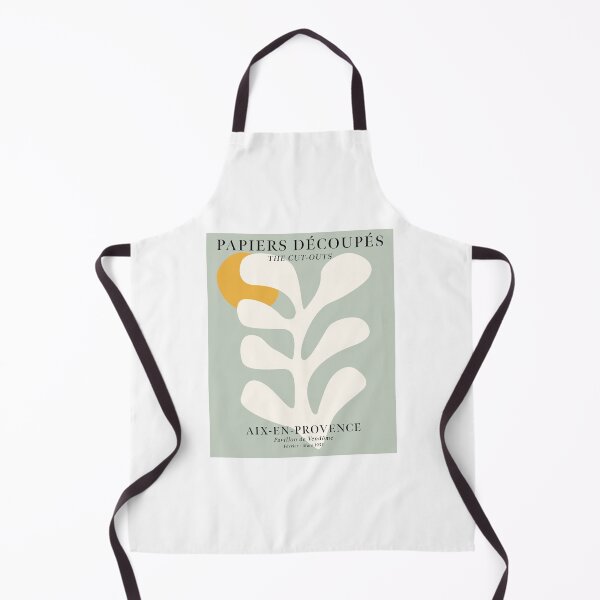 Item preview, After Matisse Papiers Découpés Green Beige Yellow designed and sold by ahumbleconcept.