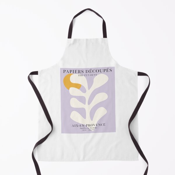 Item preview, After Matisse Papiers Découpés Purple Beige Yellow designed and sold by ahumbleconcept.