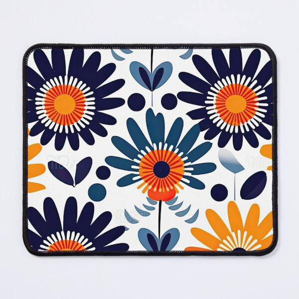 Item preview, Colorful Geometric Flowers Abstract Pattern designed and sold by Wonder Of Light.