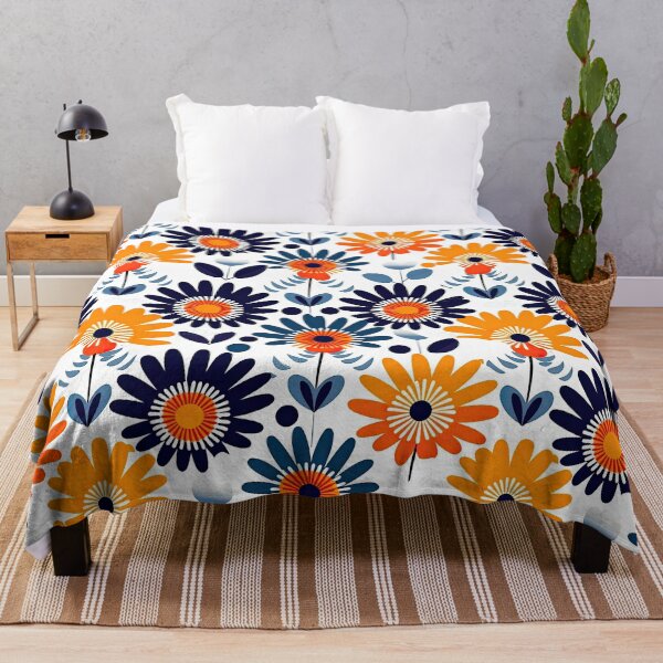 Item preview, Colorful Geometric Flowers Abstract Pattern designed and sold by Wonder Of Light.
