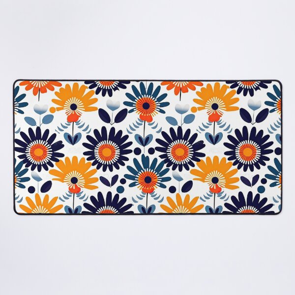 Item preview, Colorful Geometric Flowers Abstract Pattern designed and sold by Wonder Of Light.