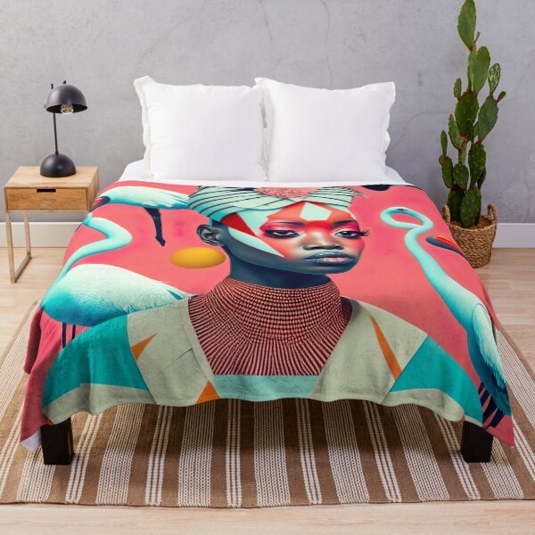 Item preview, [AI Art] "Surrounded by Flamingos", Bauhaus Art Style designed and sold by Sissle.