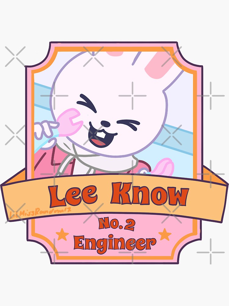 STRAY KIDS (SKZOO) Love Stay Chocolate Factory Lee Know Id | Sticker