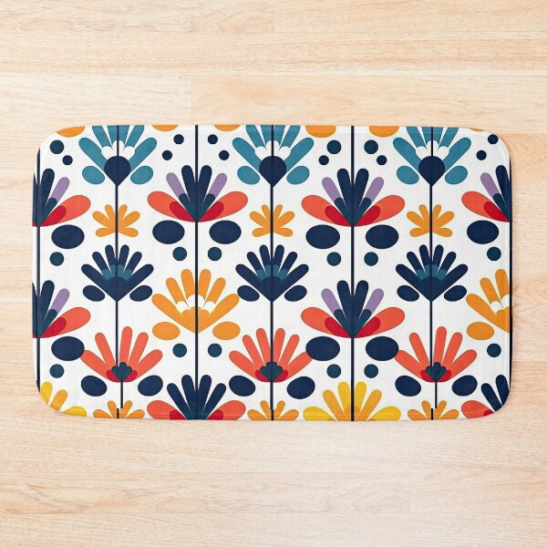 Item preview, Colorful Geometric Flowers Abstract Pattern designed and sold by Wonder Of Light.