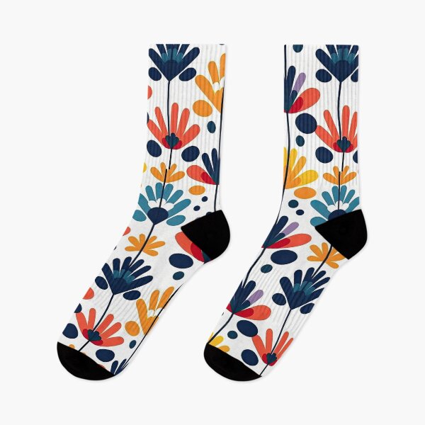 Item preview, Colorful Geometric Flowers Abstract Pattern designed and sold by Wonder Of Light.