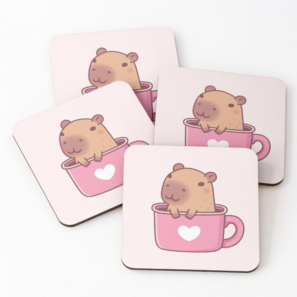 Item preview, Cute Capybara In A Mug designed and sold by rustydoodle.