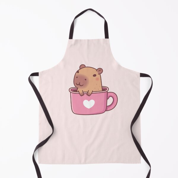 Item preview, Cute Capybara In A Mug designed and sold by rustydoodle.
