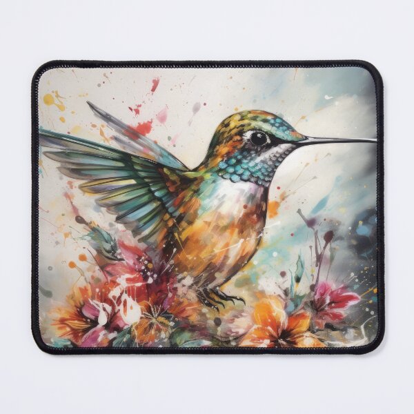 Artikelvorschau, Kolibri und Blumen entworfen und verkauft von Vanover Designs.