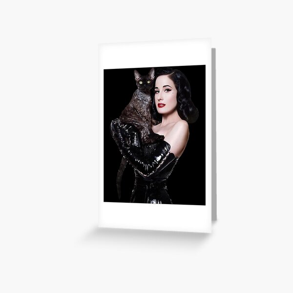 Item preview, Dita and Aleister the Cat von Teese Cutout designed and sold by WonderPaul.