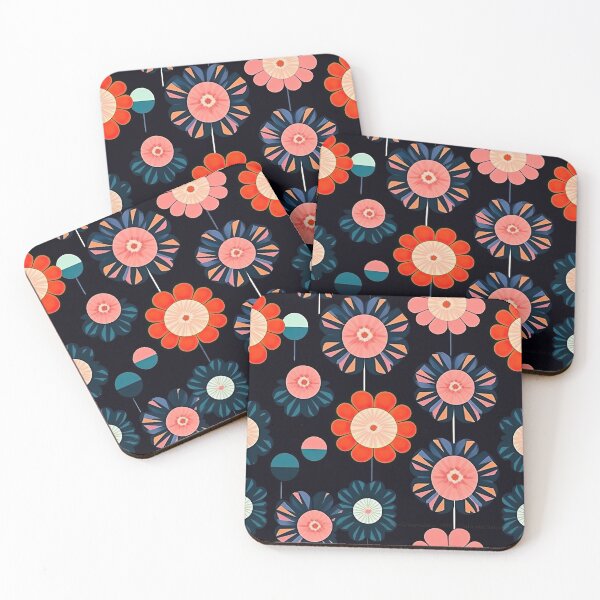 Item preview, Colorful Geometric Flowers Abstract Pattern designed and sold by Wonder Of Light.