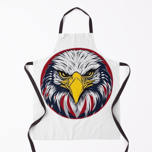 Item preview, portrait of an eagle against the background of the flag designed and sold by jkrphoto.