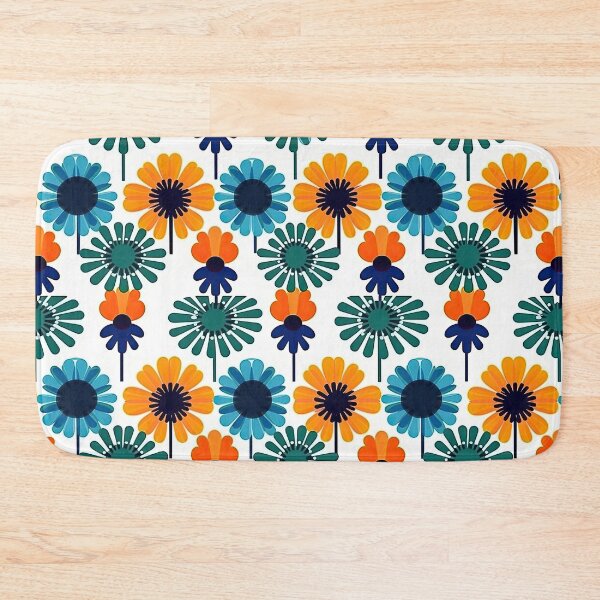 Item preview, Colorful Geometric Flowers Abstract Pattern designed and sold by Wonder Of Light.