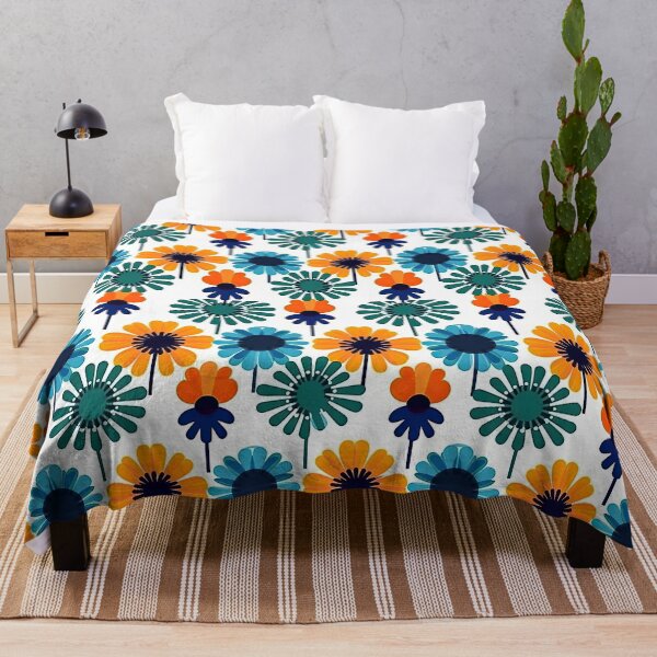 Item preview, Colorful Geometric Flowers Abstract Pattern designed and sold by Wonder Of Light.