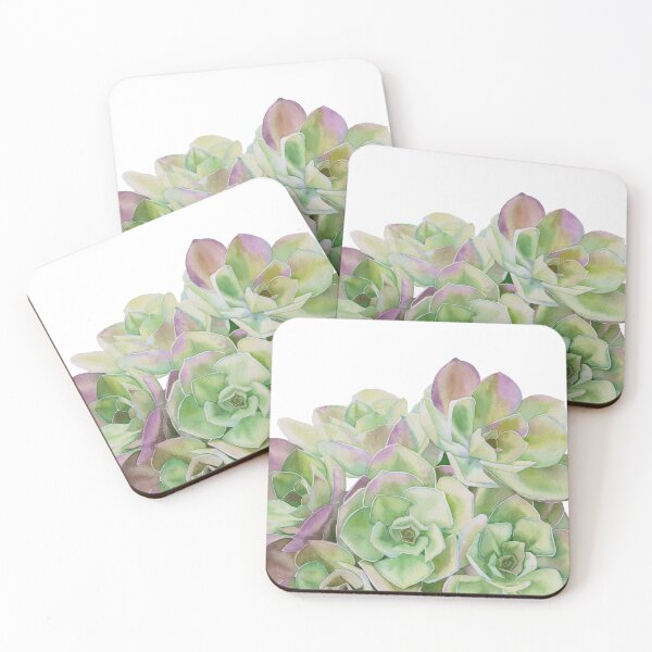 Item preview, Green succulents artwork designed and sold by InnaPatiutko.