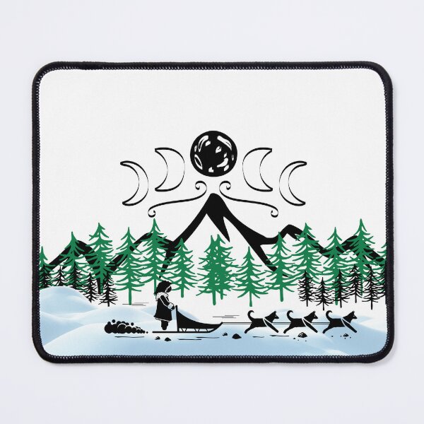 Item preview, Sled Dogs Running Under the Moon designed and sold by LunarDogs.