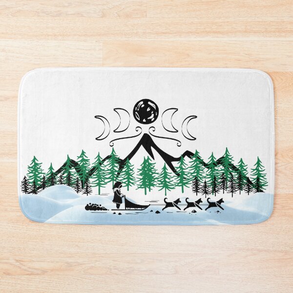 Item preview, Sled Dogs Running Under the Moon designed and sold by LunarDogs.
