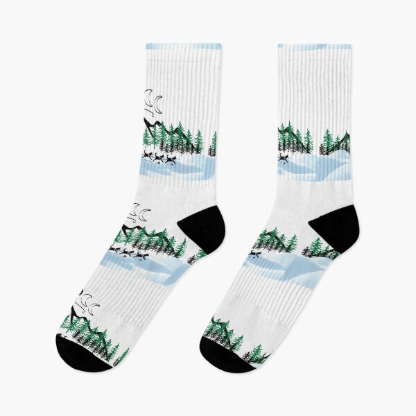 Item preview, Sled Dogs Running Under the Moon designed and sold by LunarDogs.
