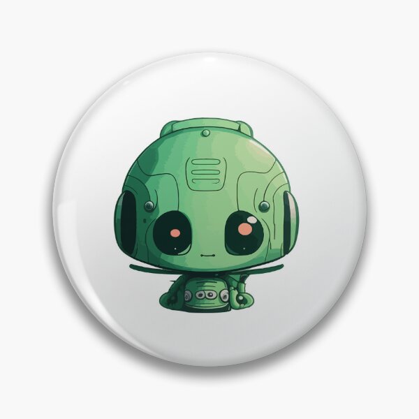 Item preview, Alien robot cute Vintage retro icon designed and sold by spyduckz.