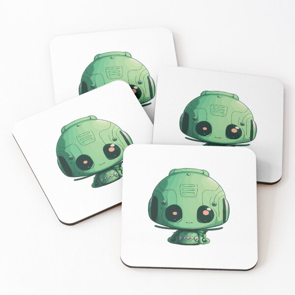 Item preview, Alien robot cute Vintage retro icon designed and sold by spyduckz.