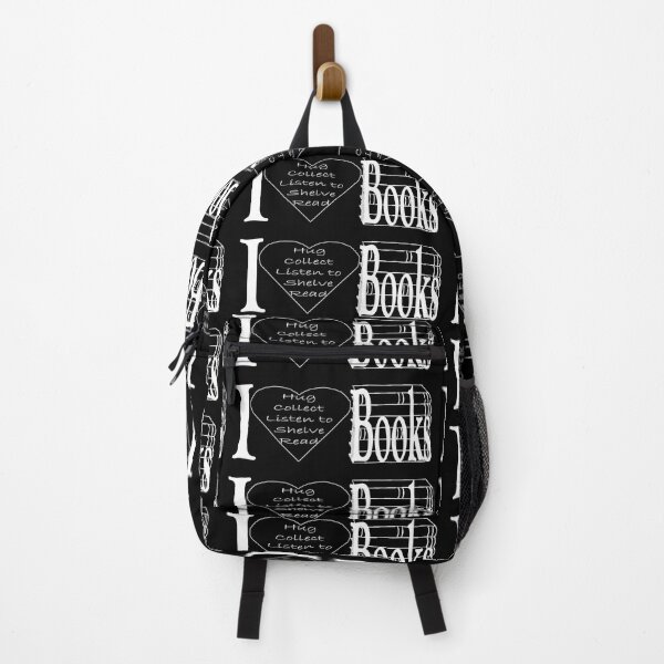 Item preview, I HEART Books - Black designed and sold by ToiThomas.