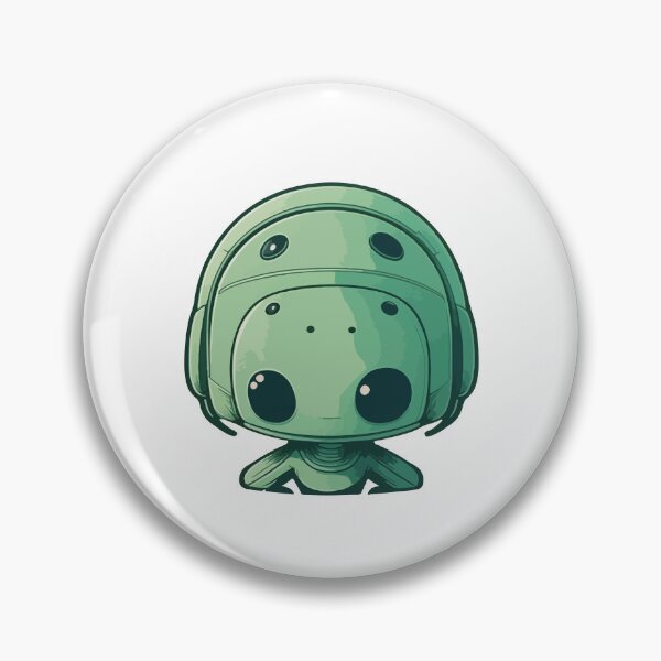 Item preview, Alien robot cute retro icon designed and sold by spyduckz.