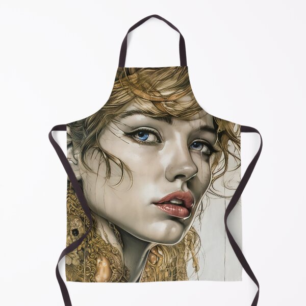 Item preview, portrait of beauty 10-fantasy-bold styles-dreamy mood-madness-abstract designed and sold by Hermossa-Art.