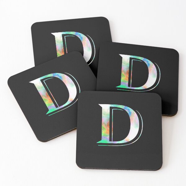 Item preview, Letter D Capital Alphabet Cute Colorful Monogram Initial  designed and sold by ZANNIX.