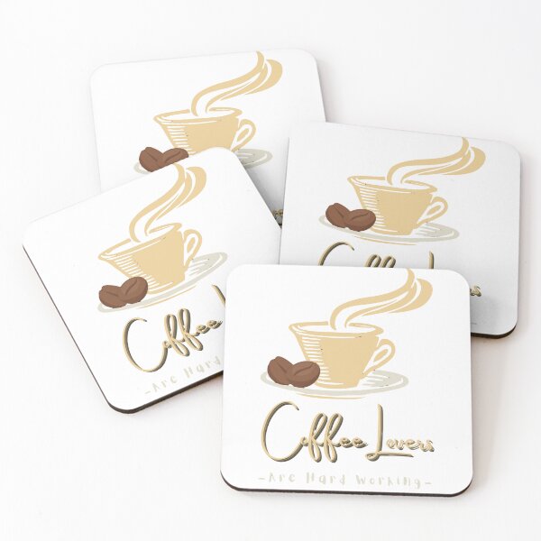 Item preview, Coffee Lovers Are Hard Working - Coffee Cup Illustration designed and sold by amralbahri.