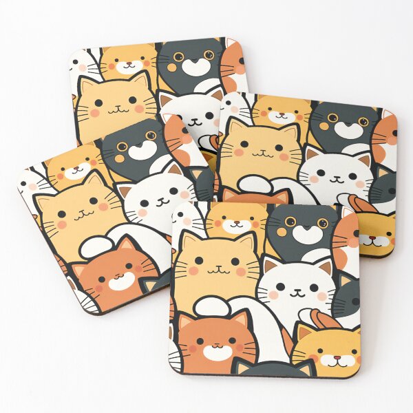 Artikelvorschau, Cute Playful Kitten Characters entworfen und verkauft von AdrianGrosu.