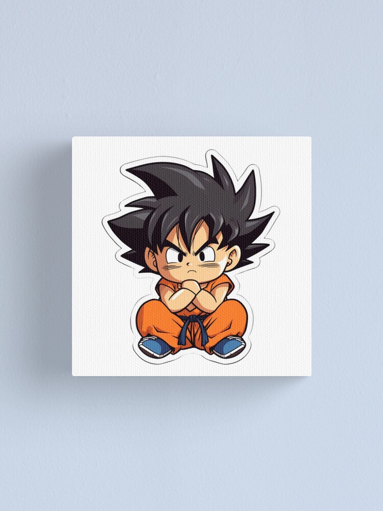 Dragonball Sticker - Goku Chibi 7 Art Print for Sale by PuppyPals3