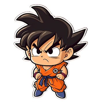 Dragonball Sticker - Goku Chibi 2 Art Print for Sale by PuppyPals3